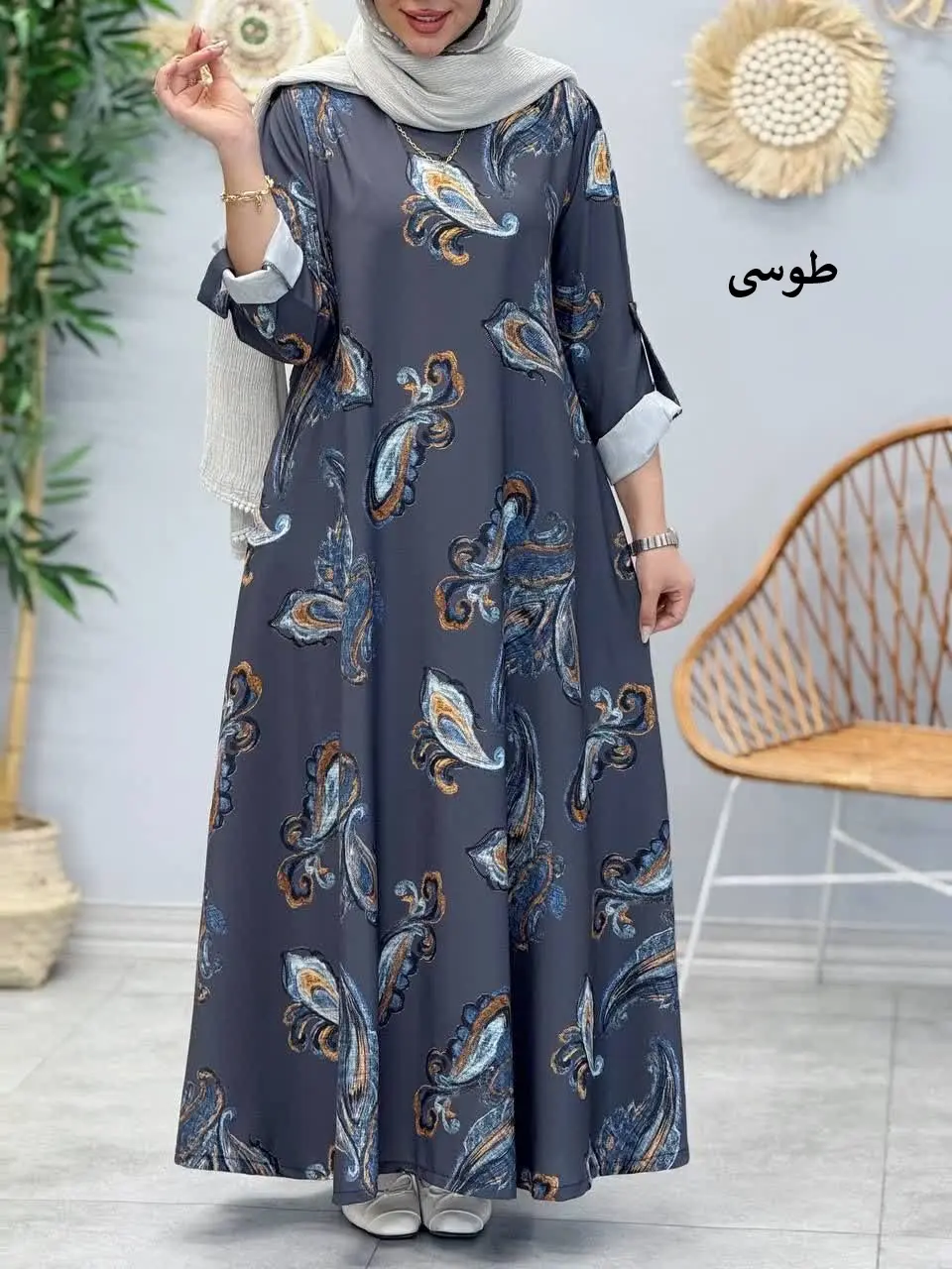 3422-پیراهن ایتالیایی ترمه